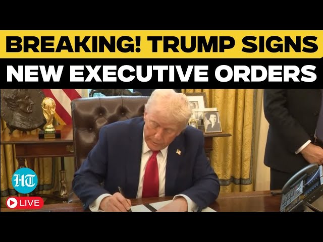 Trump Latest News LIVE | Trump Signs New Executive Orders | Donald Trump Live | US News