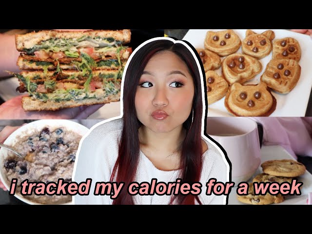 I TRACKED MY CALORIES FOR A WEEK | what i eat in a week