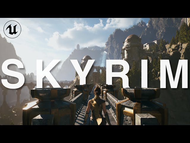 A Walking Tour of Skyrim | PART 2 | (Lore-Accurate) Skyrim in UNREAL ENGINE 5 [4K]