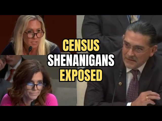 Illegals Counted in the Census? Nancy Mace and Marjorie Taylor Greene Press Census Director Santos