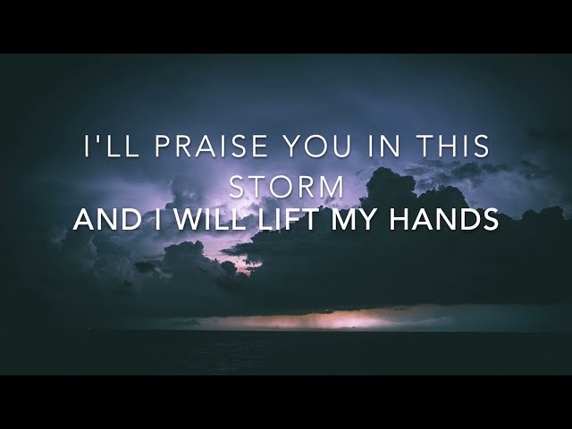 praise you in this storm -Natalie Grant instrumental (lower pitch) with Lyrics