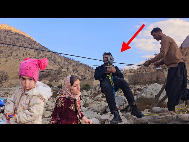 nomadic life: "Mujtaba, the kind man, meets Khosrow and Niloufar's family in the mountains"