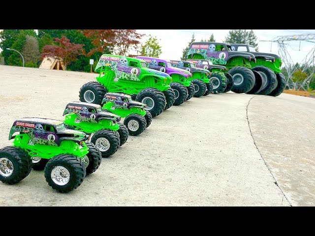 GRAVE DIGGER | MONSTER JAM | HOT WHEELS MONSTER TRUCKS | OUTDOOR FREESTYE