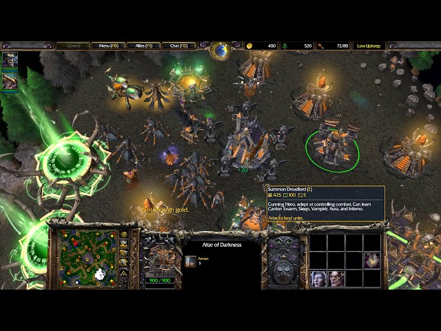 WarCraft 3 Reforged - UNDEAD Gameplay