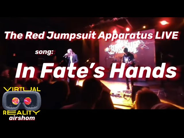 VR180 The Red Jumpsuit Apparatus LIVE - In Fate's Hands Song