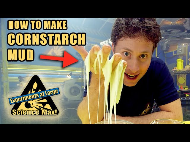 SLIME EXPERIMENT | How to Make Cornstarch Mud | Science Max