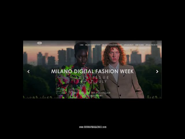 Milan Digital fashion week 2020 by RUNWAY MAGAZINE