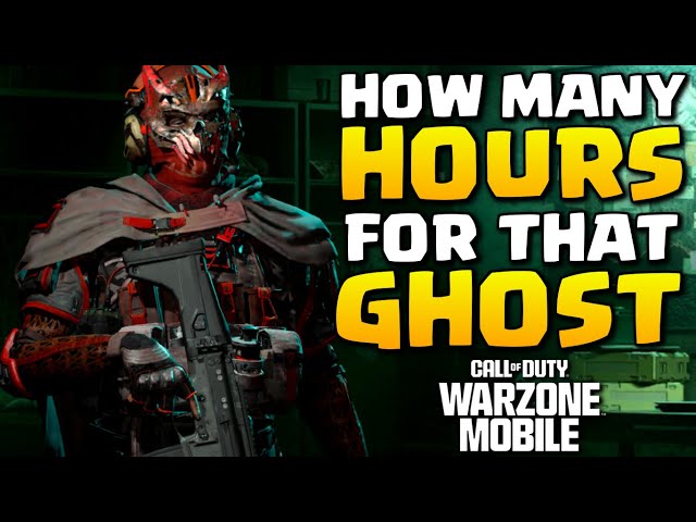 How many Hours to Unlock GHOST BLOODY REAPER in Warzone Mobile