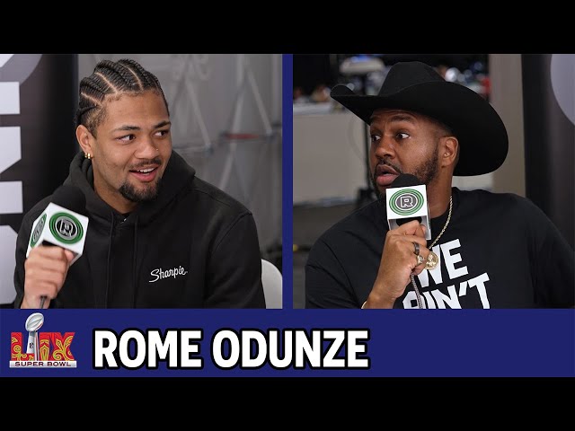 Rome Odunze Trusts Caleb Williams After His Rookie Year | NFL Super Bowl LIX