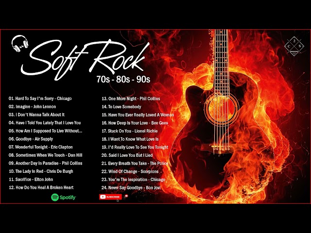 "Best Soft Rock Songs 70's 80's 90ss | Air Supply