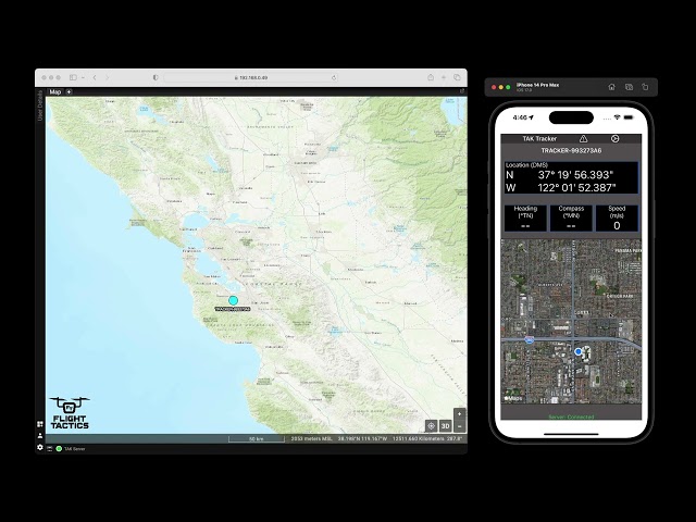 Flight Tactics iOS TAK Tracker v1.0 Walkthrough