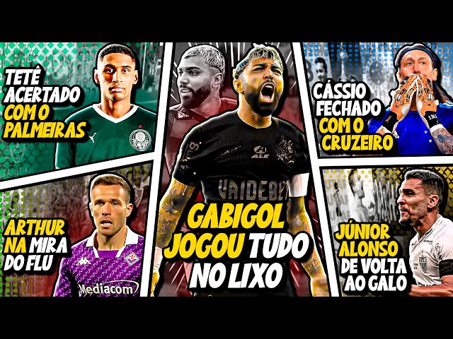 Gabigol HUMILHOU o Flamengo | Cássio É DO CRUZEIRO | Tetê JOGADOR do Palmeiras - E MUITO MAIS