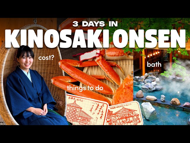 $1,200 vs. $230 Ryokan ♨️ 3 days in Japan's Best Onsen Town Kinosaki (2.5 hours from Kyoto)