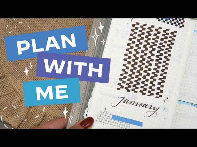 Setting up the First Month in a New Planner · Plan with Me · Faded Chronicle TN