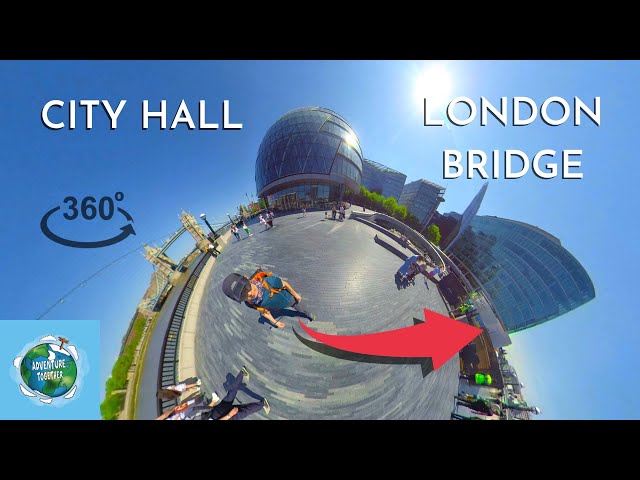 [360° London Walking Tour #3] City Hall to London Bridge (via HMS Belfast)