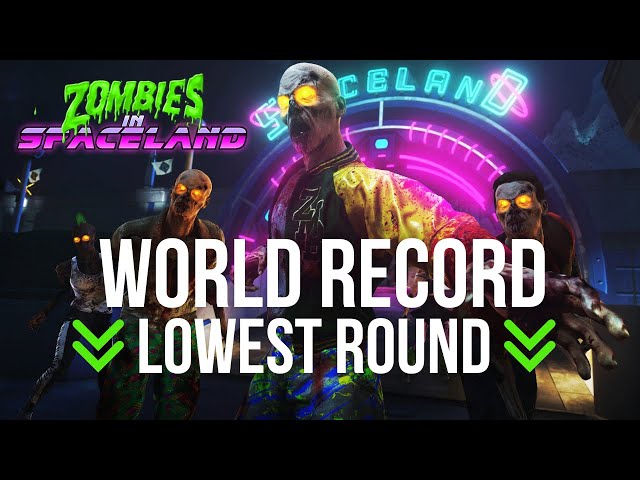 I Beat Zombies in Spaceland on the LOWEST ROUND POSSIBLE !