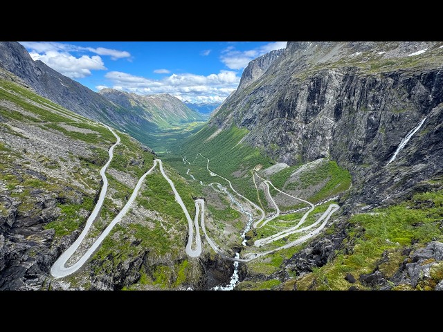 Trollstigen Scenic Drive 4K | Valldal / Sylte to Åndalsnes, Norway