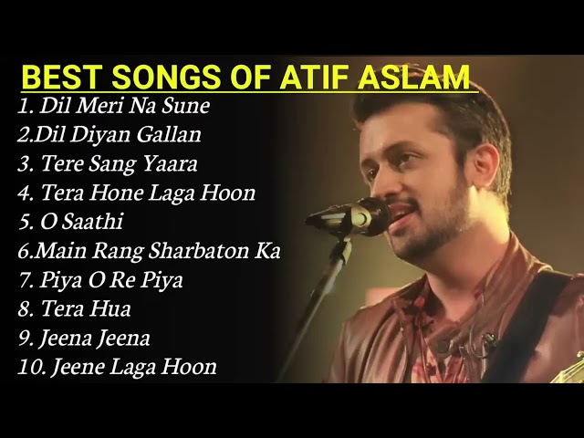 Best Songs Of Atif Aslam | YouTube OFFICIAL Playlist Music||