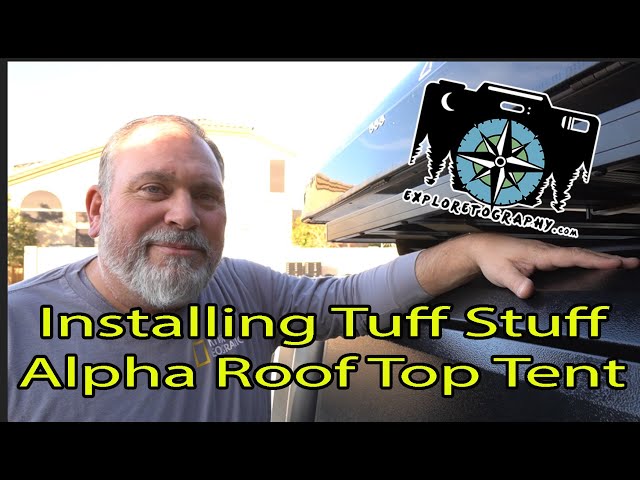 In the Garage: Unboxing and Install of the Tuff Stuff Alpha Roof Top Tent