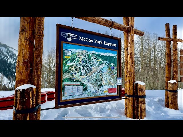 Skiing the new McCoy Park area at Beaver Creek Colorado on Thursday January 4, 2024