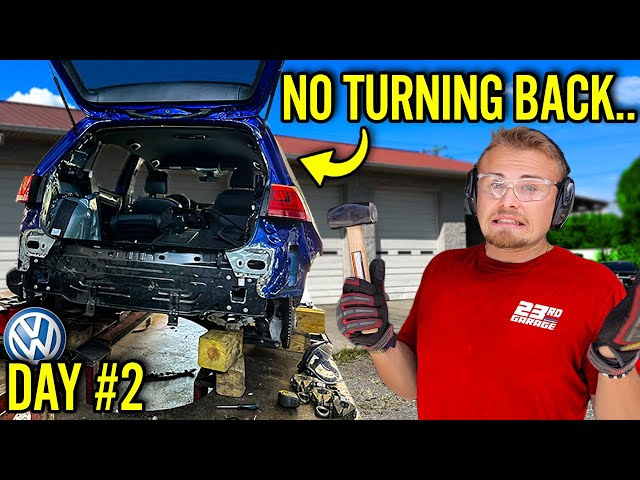 REBUILDING A WRECKED VOLKSWAGEN GOLF R | PT 12