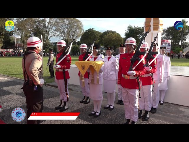 Wakil Bupati Tolitoli Bertindak sebagai Inspektur Upacara  Penurunan Bendera Kab. Tolitoli