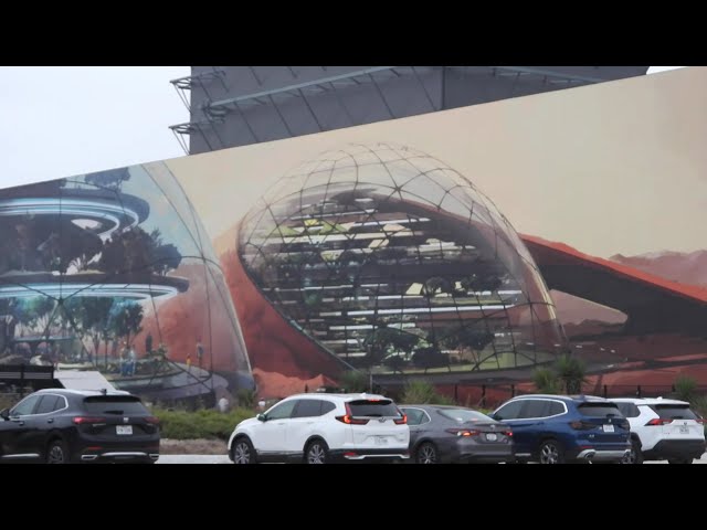 Mars Mural, SpaceX Starbase, Boca Chica, TX