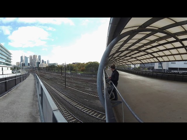 360 Video using an Insta360Pro - Melbourne Trains