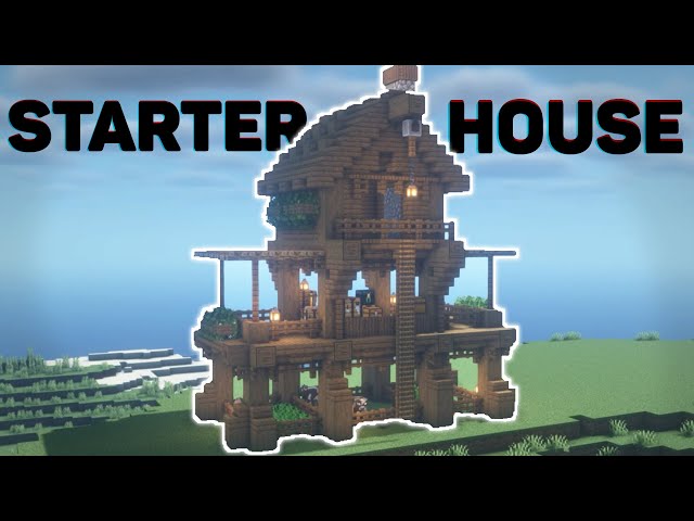 EASY Spruce Minecraft House | Starter Build Tutorial