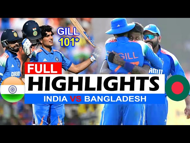 INDIA VS BANGLADESH MATCH 2 FULL HIGHLIGHTS ICC CHAMPIONS TROPHY 2025  | IND VS BAN MATCH HIGHLIGHTS