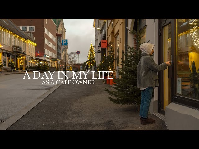 A day in my life as a Cafe Owner | Cafe, Cleaning, Packing, Cozy Evening