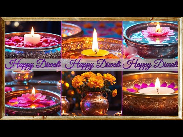 Happy Diwali | 4K Festival of Lights Art | Diwali Screensaver for Frame TV | Festive Background |