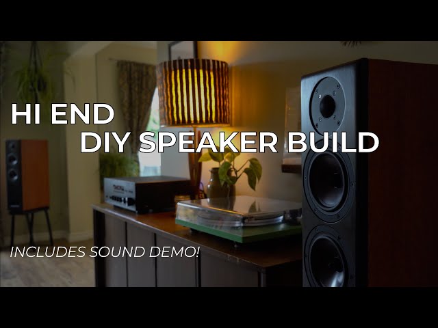 DIY Reference Quality Speaker Build. How I built these amazing speakers and proper sound comparison!