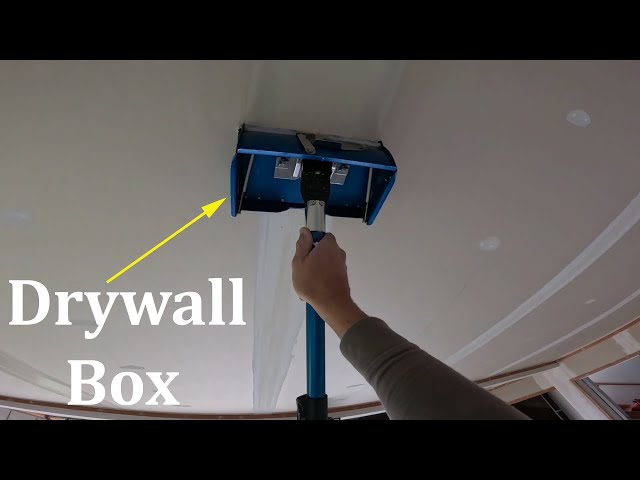 How to use a Drywall Flat Finishing Box