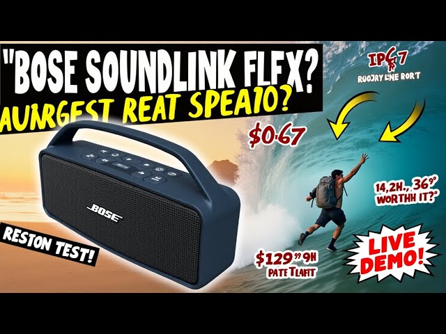 Bose SoundLink Flex Review: Bluetooth Speaker, Portable bose flex