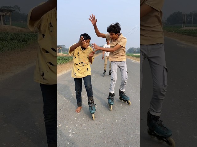 Public Reactions to Off-Road Skating  PowerSlides😱🛼#inlineskating#rollerskating#skater#shorts