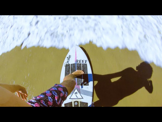 BASIC SKIMBOARDING TRICKS W/ 3X World Champion Skimboarder Blair Conklin