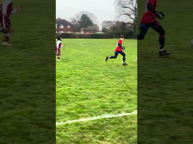 No frills football, quick pass and goal - Jan 25 - 13 years old #football