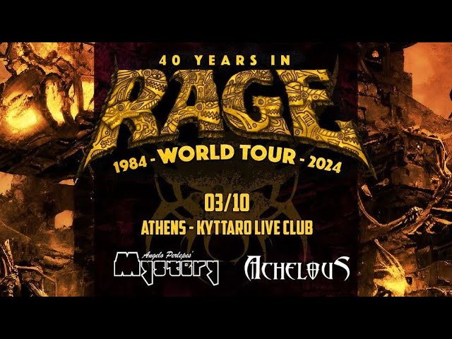 Rage - Great Old Ones (live @ Kyttaro Club, Athens, Greece - 3/10/2024)