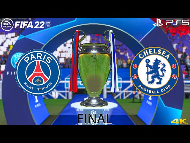 FIFA 22 PS5 - PSG Vs Chelsea - UEFA Champions League Final Match - 4K Gameplay HDR