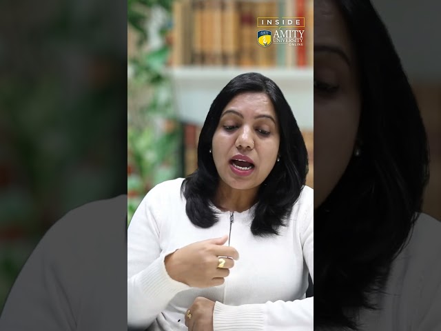 Inside Amity Online | 2 minutes with Vandana Chandel, Assistant Professor | Amity University Online