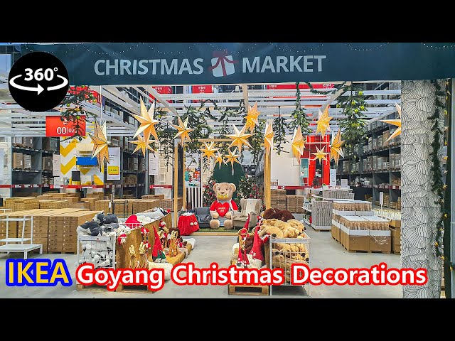 [4K 360° WALK] IKEA Goyang Korea, Showroom Christmas Decorations - 이케아 고양점 쇼룸 크리스마스 장식 둘러보기