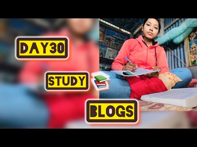 Day 30 Study Blog 📚📚|| study challenge blog #studyvlog #wbp #kp #aspirantsvlog