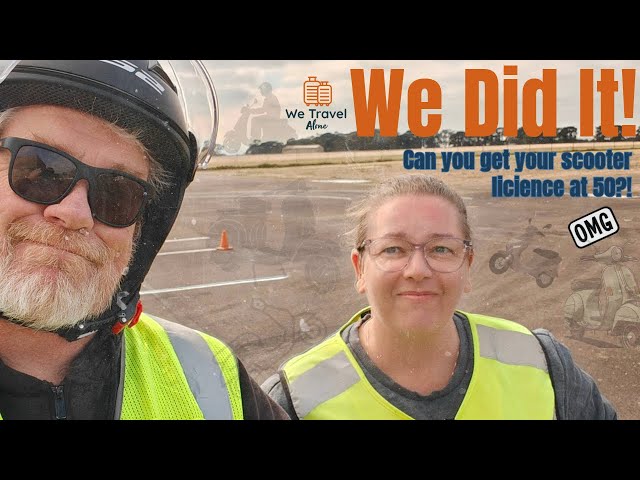 We did it! Getting a Motorbike Licence at 50!