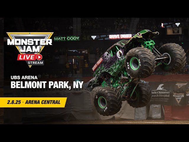 Monster Jam: Belmont Park, NY - 2 (Full Event) | Feb 8, 2025 | Arena Central