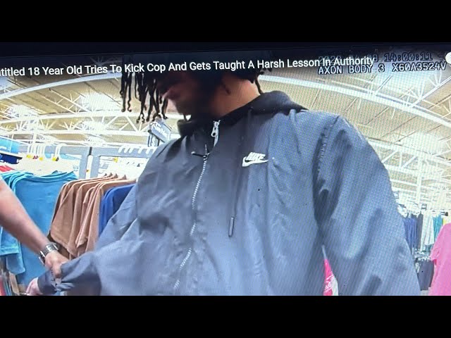 18 year old steal in Walmart & kick a police officer @PoliceActivity @thepivotpodcast ​⁠