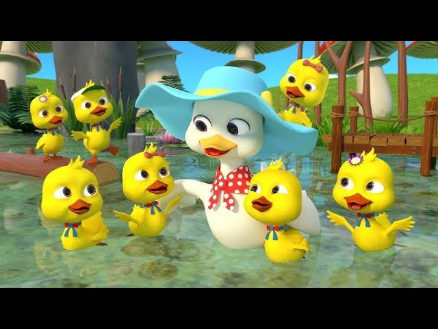 🦆 Five Little Ducks 🦆 Nursery Rhymes - Baby Songs - Kids Songs