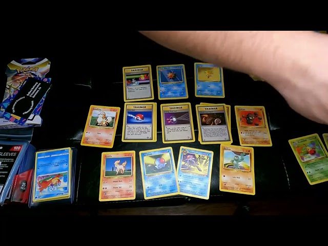 Finding a new home for my extras of the original Pokemon cards from the 90's!