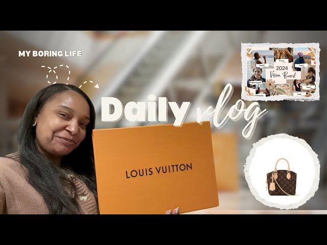 Hello 2025: Unboxing My New Louis Vuitton Lock It BB, Making Vision Boards With My Daughter.