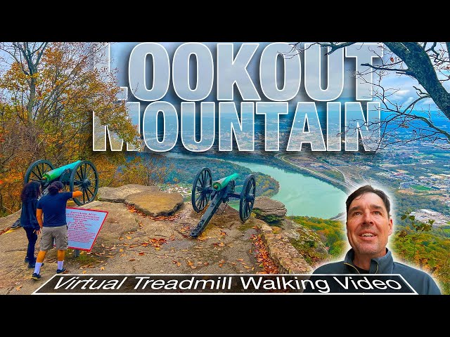 Virtual Walk Around Lookout Mountain, Tennessee - Chatanooga City Walk 4K